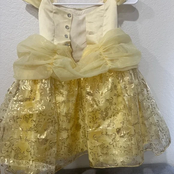 Disney belle Golden Princess Dress for Kids - Picture 8 of 9